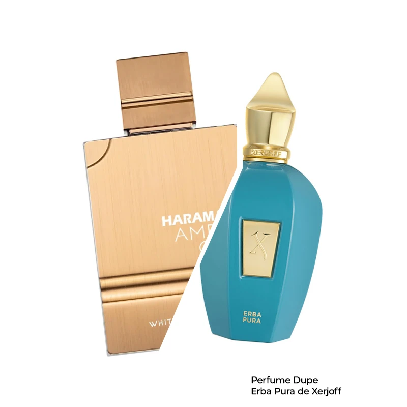 AL HARAMAIN AMBER OUD WHITE EDITION perfume dupe Elba pura de Xerjoff