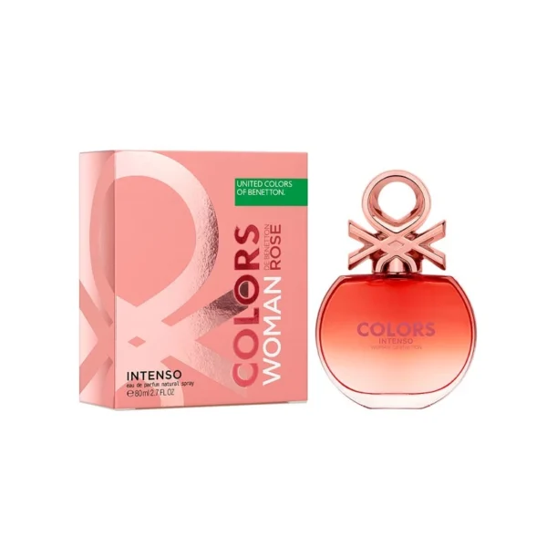 BENETTON COLORS ROSE INTENSE WOMAN EDP 80ML
