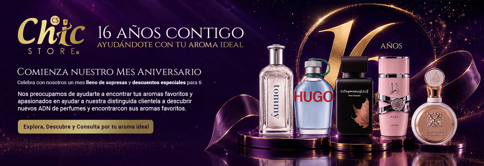 Perfumes y Fragancias en Descuento Maule y Chillán ofertas y descuentos del 16 aniversario 2026 pc