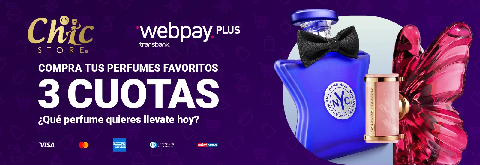 Perfumes Originales en 3 cuotas