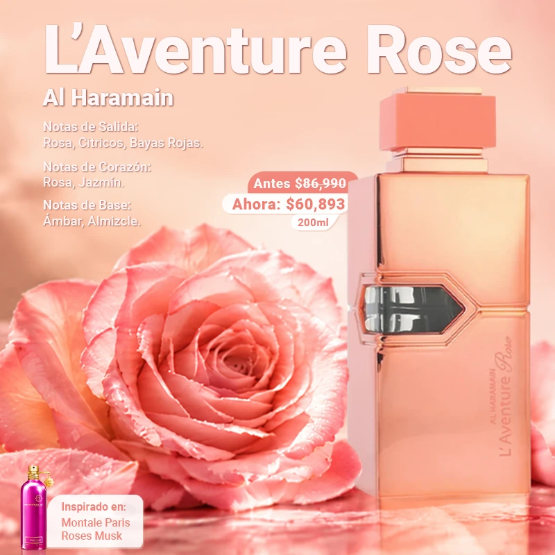 L Aventure Rose 200ml movil